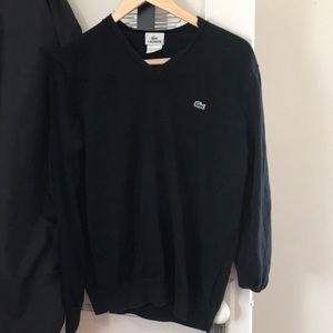 LACOSTE MENS V NECK SWEATER size 5